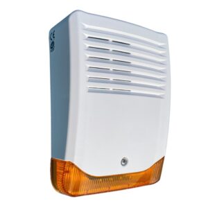 Elkron S65W – Sirène extérieure autonome 110dB avec flash LED – Maroc