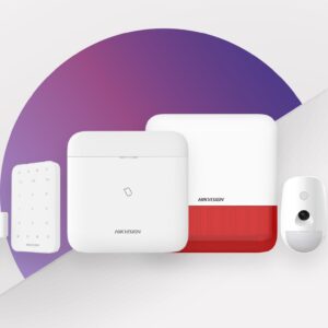 Kit alarme sans fil Hikvision AX PRO complet – Centrale détecteurs mouvement ouverture sirène – Application Hik-Connect – Sécurité villa Maroc Centrale Hikvision AX PRO et détecteurs – Installation sans fil – Protection maison commerce Tanger Casablanca Application mobile Hik-Connect Hikvision AX PRO – Contrôle alarme à distance notifications push – Maroc