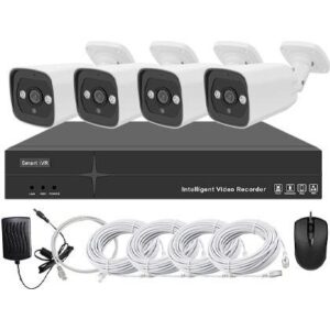 kit caméra ip poe 5mp maroc professionnel