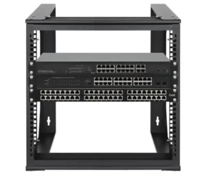 Rack 19 pouces 9U – Murale – Porte vitrée – Pour serveurs et switches – Maroc
