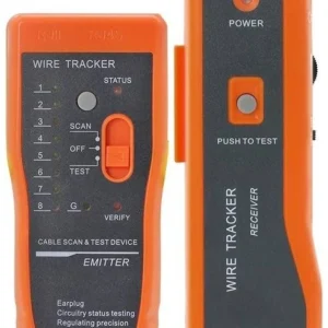 Testeur de câble réseau RJ45 RJ11 – Émetteur et récepteur – Continuité coupure inversion – Maroc LED par paire testeur RJ45 – Vérification câblage droit croisé blindage – Maroc Testeur RJ11 pour câbles téléphone – Vérification paire 2,3,4 – Dépannage Maroc Utilisation testeur câble réseau – Branchement RJ45 – Installateur technicien Maroc