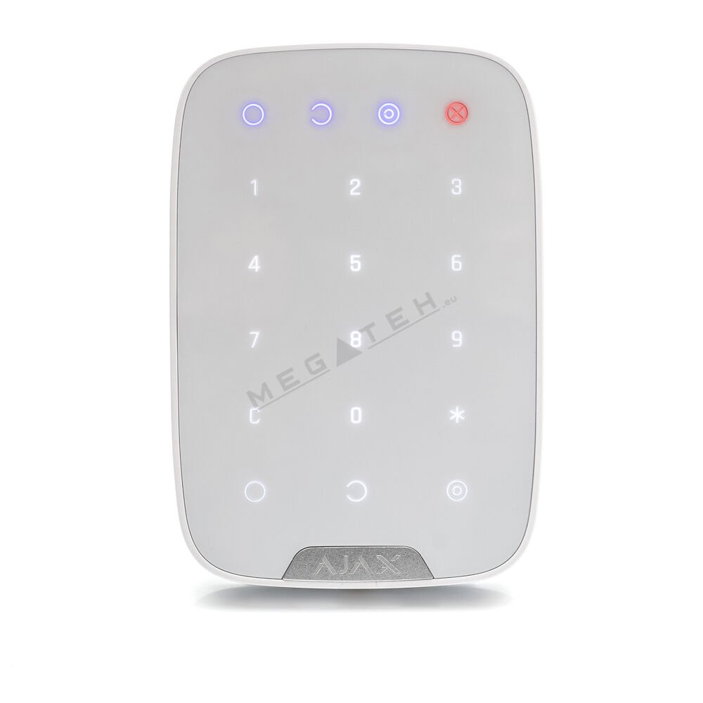 Clavier sans fil AJAX KeyPad avec code PIN pour armer et désarmer le système de sécurité