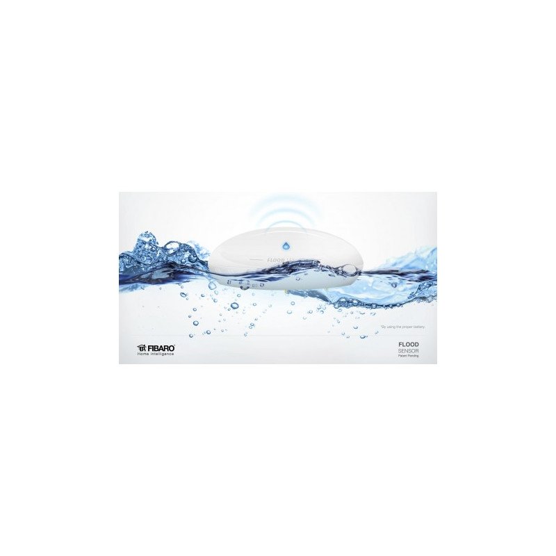 Fibaro Flood Sensor Maroc détecteur fuite d’eau intelligent