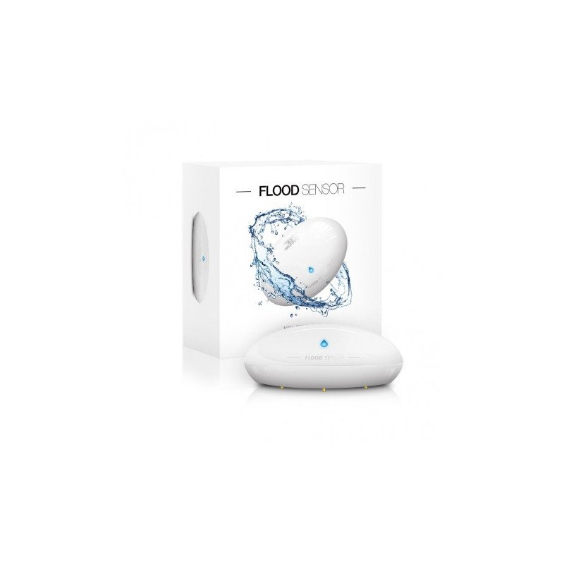 Fibaro Flood Sensor Maroc détecteur fuite d’eau intelligent