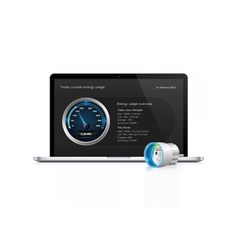 Fibaro Wall Plug Maroc prise connectée Z-Wave avec mesure énergie