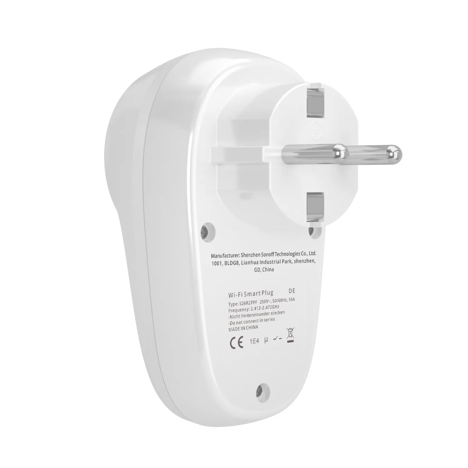 Prise connectée WiFi SONOFF S26R2 16A pour maison bureau et appareils électriques au Maroc