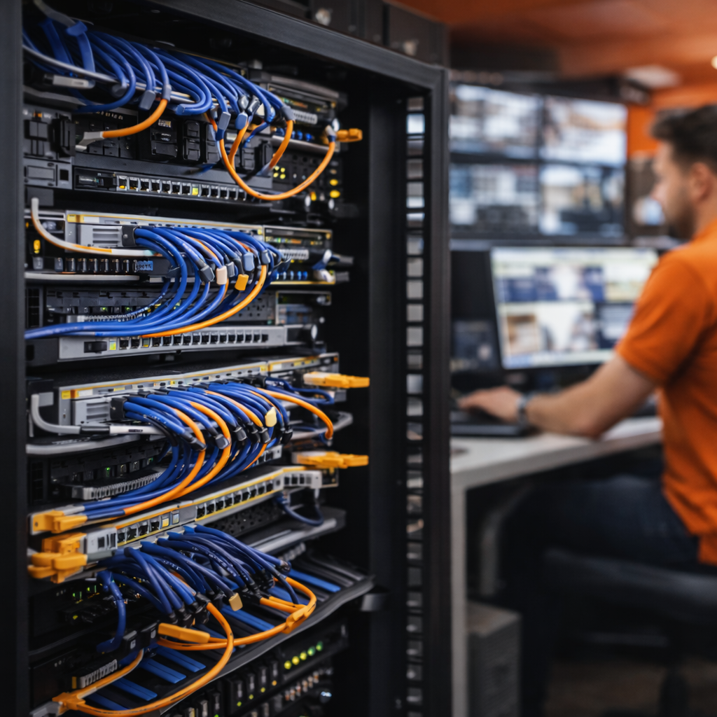 Installation de réseau informatique professionnel pour entreprises au Maroc par LBL Connect